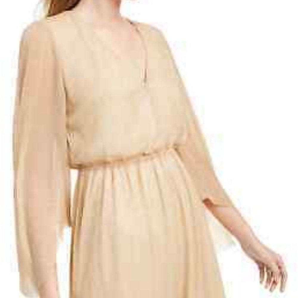 19 Cooper 3/4 Sleeve Metallic Dress